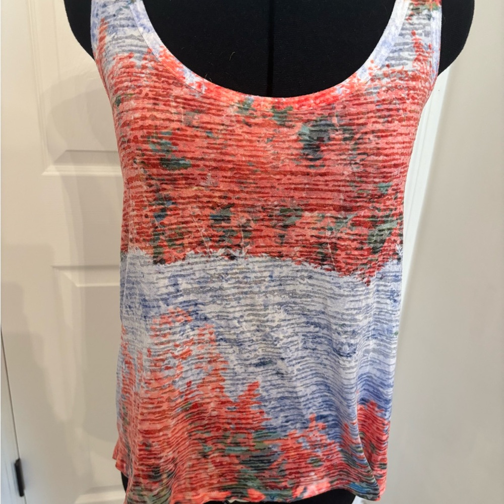 Colorful Sleeveless Women's Top